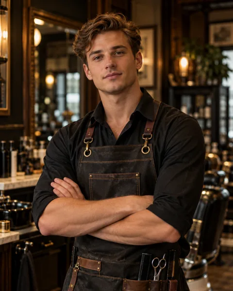 Luca, barber