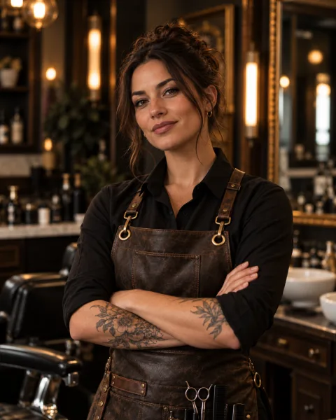Giulia, barber