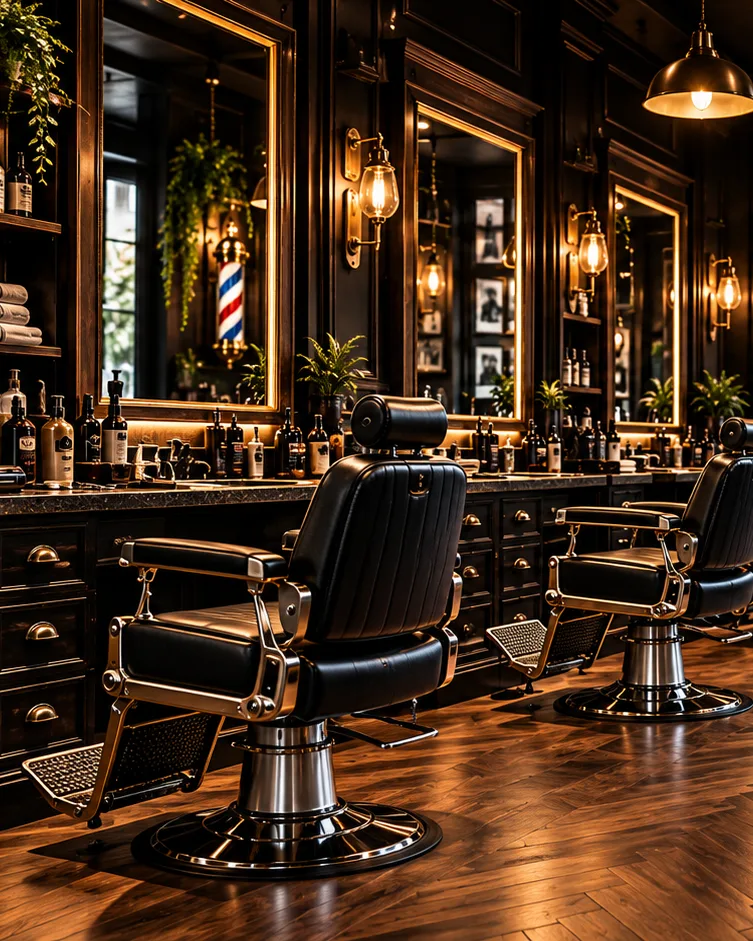 Le poltrone della barberia Barbers